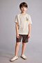 100% Cotton New Regular Fit Crew Neck Printed Short Sleeve T-Shirt Boys H4329A826Hs - 2
