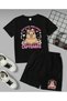 Girls' Capybaras Flowery T-Shirt Shorts Set