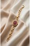 Tifany Women's Steel Watch Gold Color & Claret Red Dial Vintage Old Money Luxury Elegant Stylish Women's Wristwatch 2026 - 2