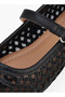 Girls Hook & Loop Ballerina Shoes - 6