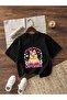 Girl's Capybaradrink-Capybaraa Printed 3-Piece T-Shirt - 4