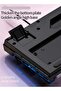 لوحة مفاتيح ألعاب عائمة بإضاءة خلفية RGB، لوحة مفاتيح ميكانيكية سلكية USB، تصميم مريح - 4