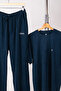 Premium Oversize Basic Mavi Takım - 6