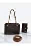 Original Women's Printed Luxury Design Shoulder Bag and Wallet Combination Shopper Suitable for Daily & Special Occasions - 6