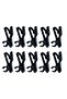 10Pcs Black Metal Mini 8mm Dia Lavalier Lapel Collar Clip Mic Microphone Holder Grip for Nady Hea... - 5