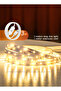 3-Meter + 1 Meter Connection Line (3000K - Warm White) LED Strip Light, USB Connector with Switch Control, For Gaming Setup/ Entertainment/ PC/ Television/ Room Decor