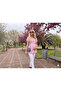 Pregnant Women's Striped Cotton Bluse with Breastfeeding Feature - 4