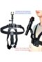 black Microphone Shoulder Strap Holder, Frees Your Hands, Attaches the Microphone to Your Body, with - 5