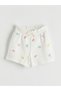 Quality Pieces from Çelebi Store: Embroidered Girls' Shorts with Drawstring Waist