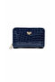 Women's Crocodile Patterned Zipper Wallet – Stylish and Convenient Wallet with Card Holder and Coin Compartment - 2