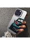Tecno Pova 6 Compatible Silicone Edge Hard Back Anti-Fall Phone Case Sports Car Patterned - 4