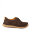 62401 Cool Men Brown Nubuck Leather Lace-Up Casual Men's Shoes - 2