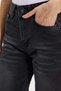 Women's Relax Fit Comfortable Cut 100% Cotton Wide Leg Black Jean Denim Trousers with Pockets - 4