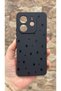 Redmi Note 14 Compatible Mini Black Star Patterned Silicone Shock Absorbing Classic Protected Rubber Case - 2
