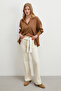 Basic Modal Shirt Brown - 2