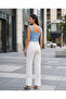 Summer Wide-Strapped Square Neck Knitwear Blouse Undershirt - 3