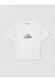 Esvab • Modern & Distinctive Zero Roba Collar Bambi Printed Women's Crop - 6