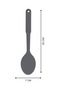 Uno Heat Resistant Fireproof Non-Stick Plastic Serving Spoon Gray - 3
