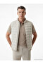 Trendlucky Standard Fit Stand Collar Men's Puffer Vest with a Difference