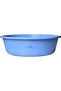 Plastic Basin Tub – Multipurpose Round Household Utility Tub (Beige-Green-Blue, 24") - 5