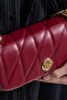 Women's Burgundy Aura Shoulder Bag - 3