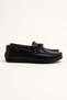 Men's Black Genuine Calfskin Driver Loafer Shoes – Balance - 5