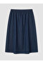 Timeless Clothing & Timeless Choices Flared Jean Skirt with Drawstring Waist - 3