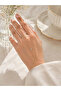 Elegant Stone Detailed Gold Şahmaran Bracelet Ring Set - 2
