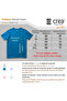 Kayi Turkish Script Design - Digital Printed Cotton Crew Neck T-Shirt Light Blue - 2