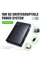 مزود طاقة احتياطي UPS بقدرة 18 واط، مصدر طاقة مستمر غير منقطع DC1018L 5V 9V 12V بقابس أوروبي للراوتر والجهاز البصري