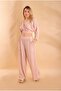 Muslin buttoned crop lilac bnts-23028 - 4