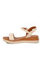 Beige Comfort Sole Lightweight Women's Sandals 335333 Z - 4