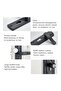 Door Handle Lock Manganese Steel Silent Bearing Universal Door Lever Lock Set with Keys for Home ... - 6
