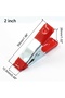 2inch 12PCS 12PCS 2/4/6 Inch Metal Spring Clamps with Red Rubber Tip Sleeve Heavy Duty Spring Clamps - 3