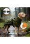 M Black Dog Raincoat Windbreaker for All Dog Sizes Waterproof Dog Outdoor Jacket with Reflective Str - 3