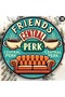 Round 20X20CM 1pc Friends Central Perk Retro Metal Wall Art - Waterproof Rustproof Easy-Hang Decor f - 6