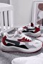 Women's Casual Sporty Red Sneaker Shoes - 5