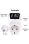 EU 230V 16A Adjustable Voltage Protector Socket with Automatic Reset Function - 16A/15A 230V/110V Su - 6