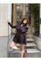 Women's Padded Blazer Jacket Double-Breasted Cut Stylish Design Long Sleeve Modern Office Event Jacket - 3