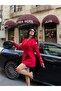 Women's Padded Blazer Jacket Double-Breasted Cut Stylish Design Long Sleeve Modern Office Event Jacket - 2