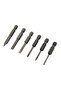 6pcs/set 50mm Flat Head Slotted Tip Magnetic Screwdrivers Bits 2.0-6.0mm Alloy Steel Screwdrivers... - 4