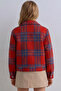 Girl's Cashmere Jacket Plaid Lumberjack Shirt - 7