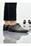 Men's genuine leather black lightweight casual classic shoes