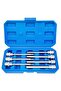 طقم مفاتيح سداسية طويلة جداً 7 قطع H3-H10 من الفولاذ CR-V و S2 بمقاس 3/8 بوصة وطول 110 مم، طقم أدوات يدوية - 7