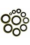 10mm(10pcs) O-ring Bonded Washers Metal Oil Drain Plug Gasket Bonded Seal Oil Washer for Plumbing 6 - 4