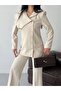 Women's Double-Breasted Blazer Jacket Pants Set Stylish Button Detail Modern Office Formal Suit - 7