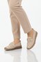 Beige Genuine Leather Comfortsole Sole Women's Casual Shoes 0005 Z - 3