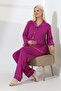 Maternity Lausa Pleated Cherry Pajama Set - 5