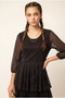SHIMMER BLACK DRESS - 4