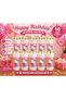 Happy Birthday Foam Balloon Set of 10 Pink Cat Themed Birthday Party Toy Fun Foam Bubble for Kids - 2